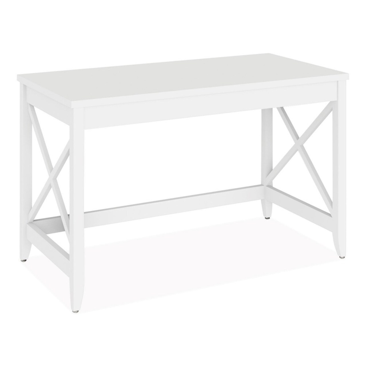 Alera 47.24 in. x 23.62 in. x 29.53 in. Farmhouse Writing Desk - White